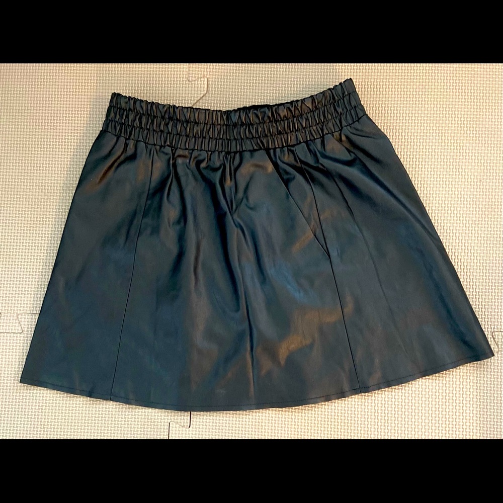 Vegan Leather Mini Skirt BCBG